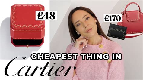 cheapest item at cartier